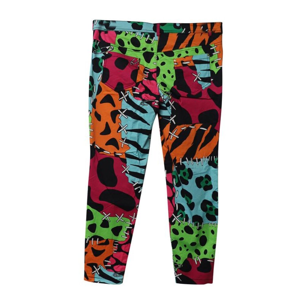 Moschino Illustrated Patchwork Printed Trousers I… - image 4